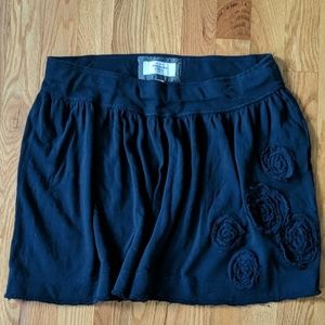 Abercrombie & Fitch Navy Flower Skirt